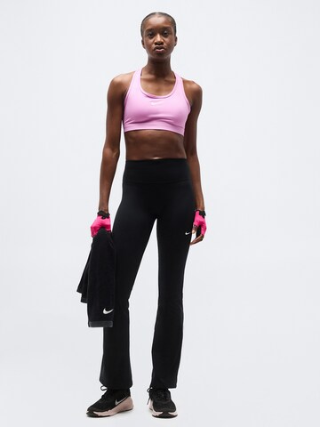NIKE Bustier Biustonosz sportowy 'SWSH' w kolorze różowy