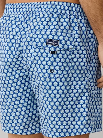 Hackett London Zwemshorts 'Seashell' in Blauw