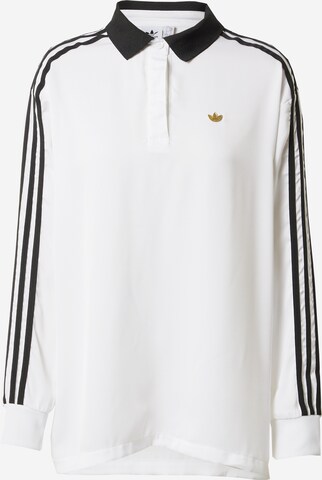 ADIDAS ORIGINALS Sweatshirt 'Satin' in Weiß: predná strana