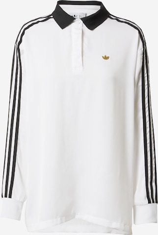 ADIDAS ORIGINALS Sweatshirt 'Satin' i hvit: forside