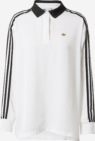 ADIDAS ORIGINALS - Sudadera 'Satin' en blanco: frente