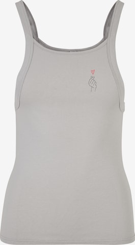 Top 'K-Heart' di Urban Classics in grigio: frontale