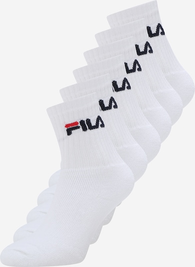 FILA Socken in dunkelblau / rot / weiß, Produktansicht