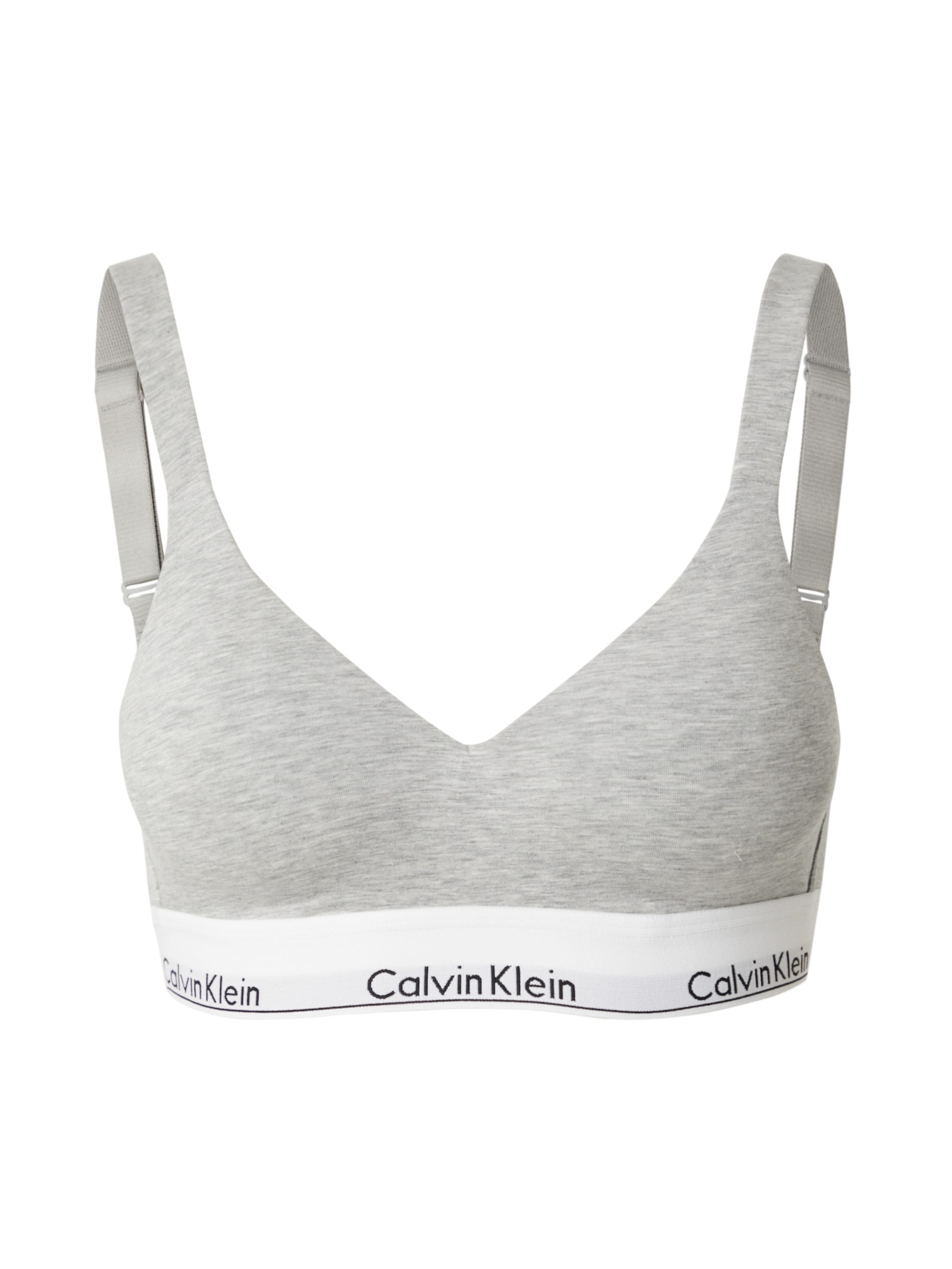 pelēks Calvin Klein Underwear Krūšturis: no priekšpuses