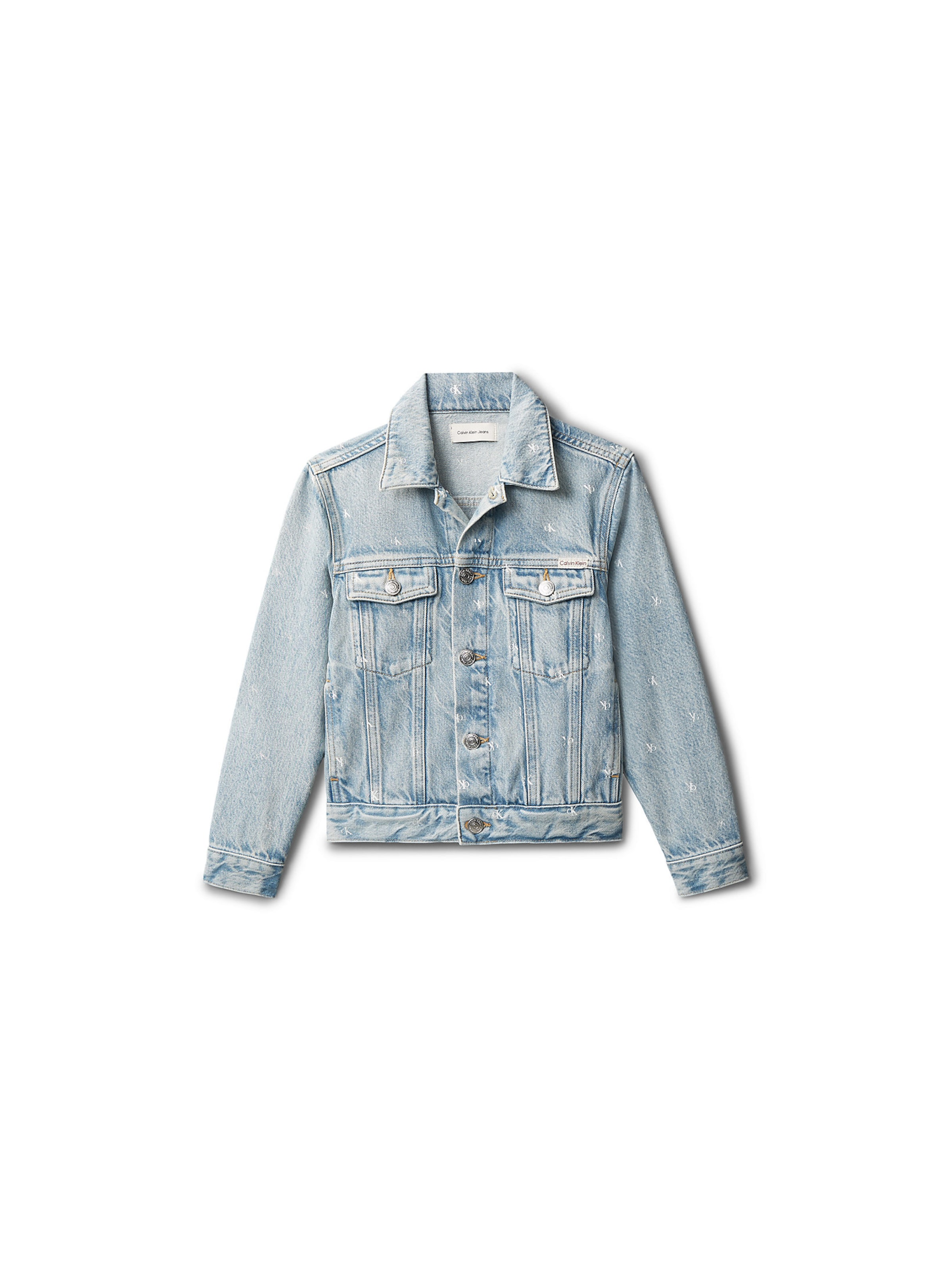Veste mi-saison Calvin Klein Jeans en bleu : devant
