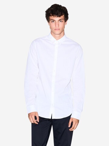 ARMANI EXCHANGE - Ajuste regular Camisa '8NZC31 ZN28Z' en blanco: frente