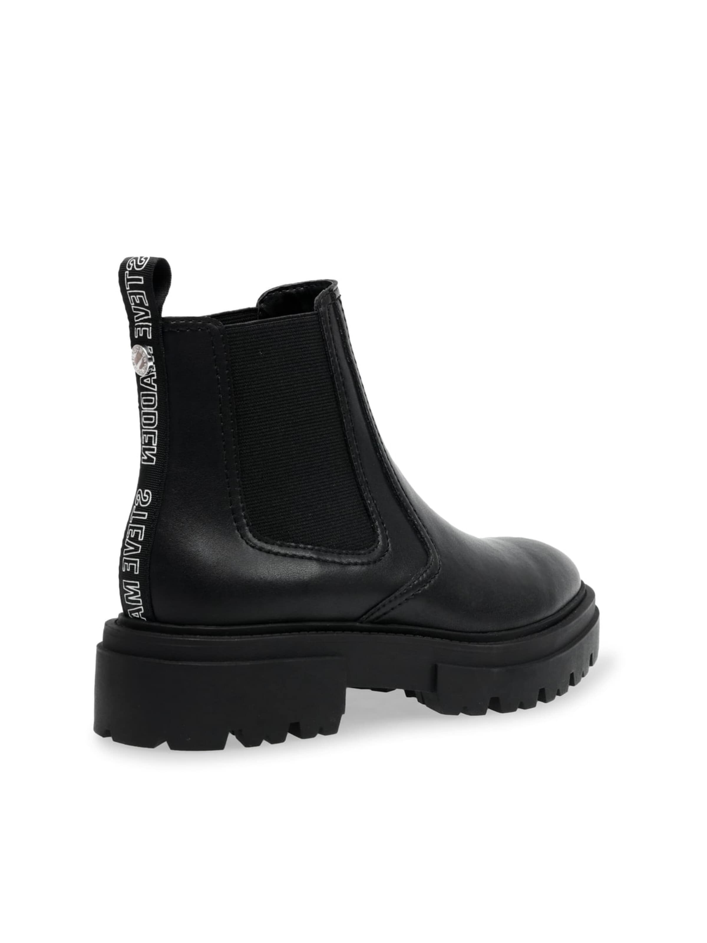 Stivale 'ASTUTE BLACK LEATHER' di STEVE MADDEN in nero