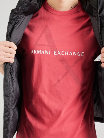ARMANI EXCHANGE Tričko – červená