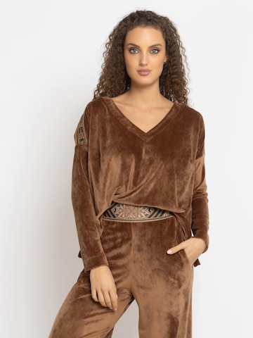 JIORO Blouse in Beige