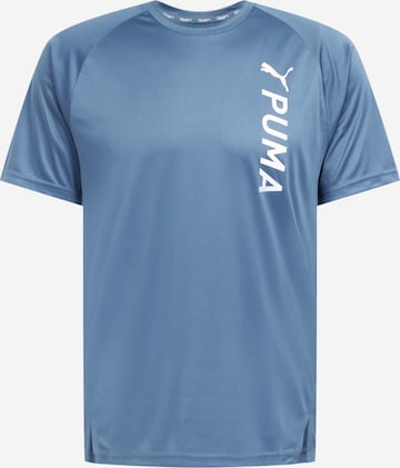 T-Shirt fonctionnel PUMA en bleu : devant