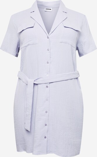 Rochie tip bluză Noisy May Curve pe mov pastel, Vizualizare produs