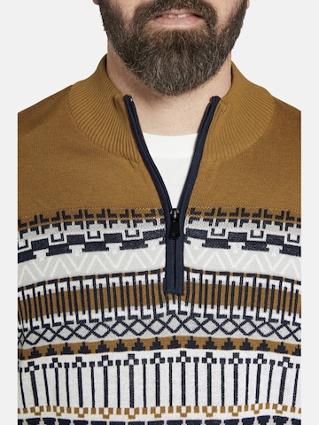 Pull-over ' Earl Senan ' Charles Colby en bleu