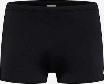 Nike Swim Athletic Swim Trunks in Black: front