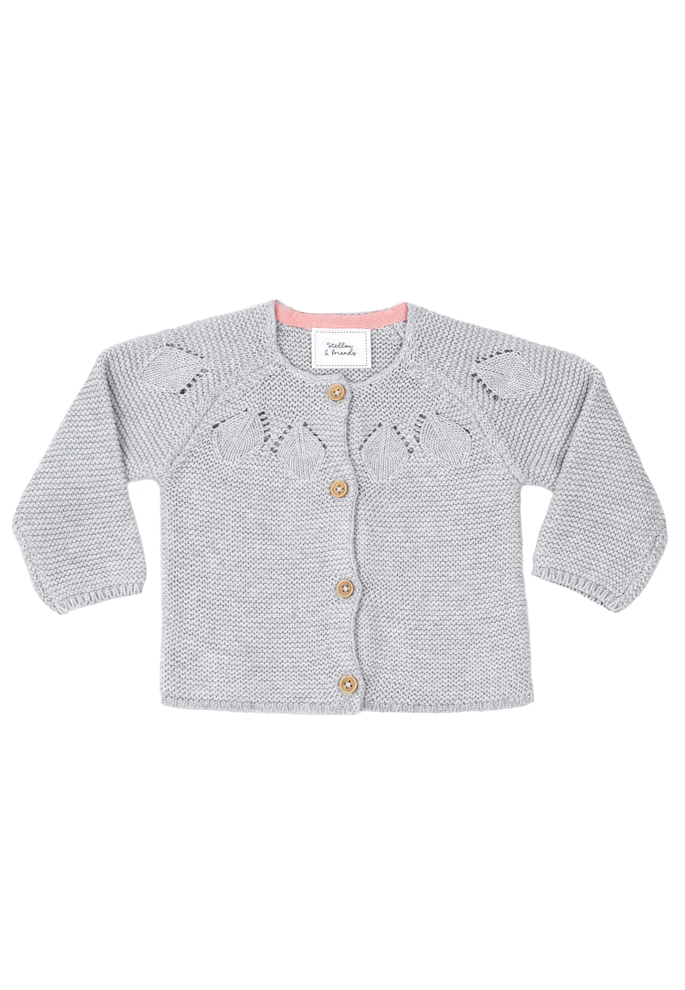 Cardigan Stellou & Friends en gris : devant