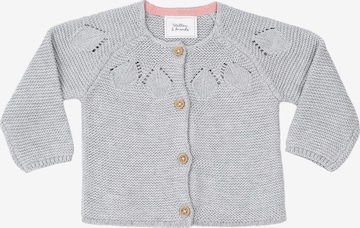 Stellou & Friends Knit cardigan in Grey: front