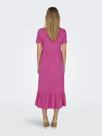 ONLY Платье 'MAY' в Ярко-розовый