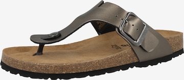 TAMARIS T-Bar Sandals in Grey: front