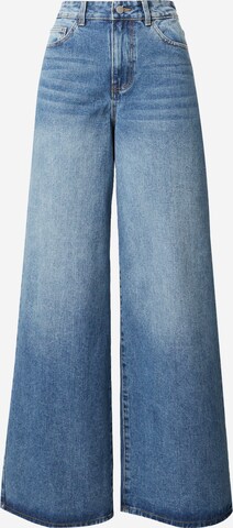 VILA Wide leg Jeans in Blauw: voorkant