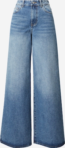 VILA Wide leg Jeans in Blauw: voorkant