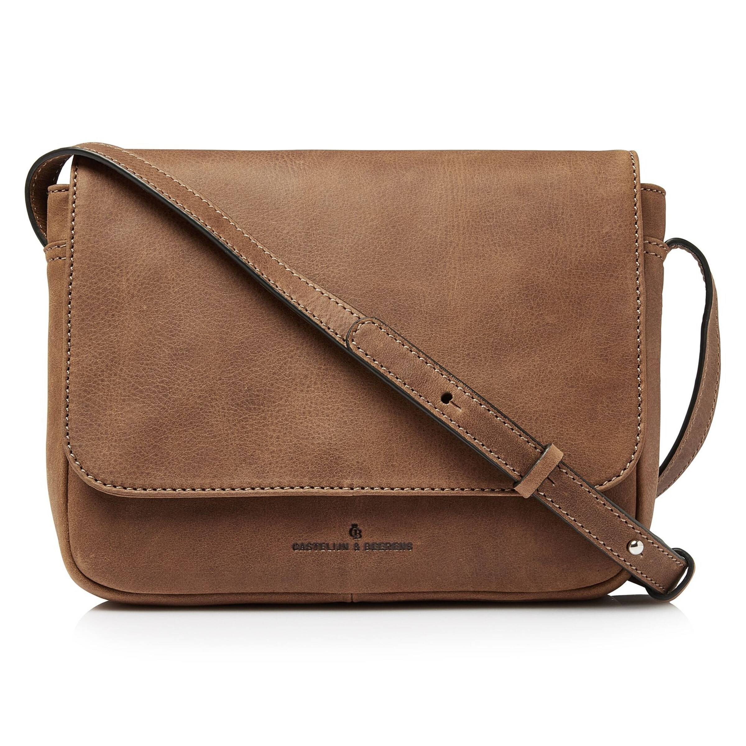 Castelijn & Beerens Crossbody Bag in Brown: front