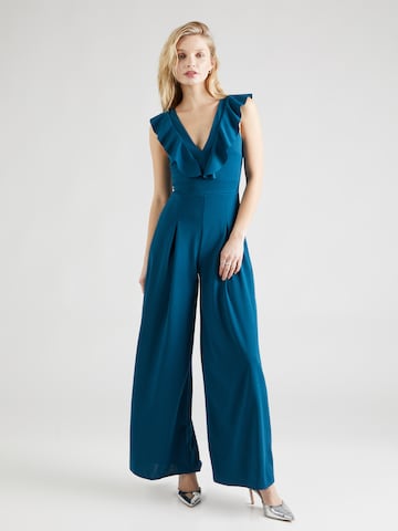 WAL G. Jumpsuit 'LEAH' in Blauw: voorkant