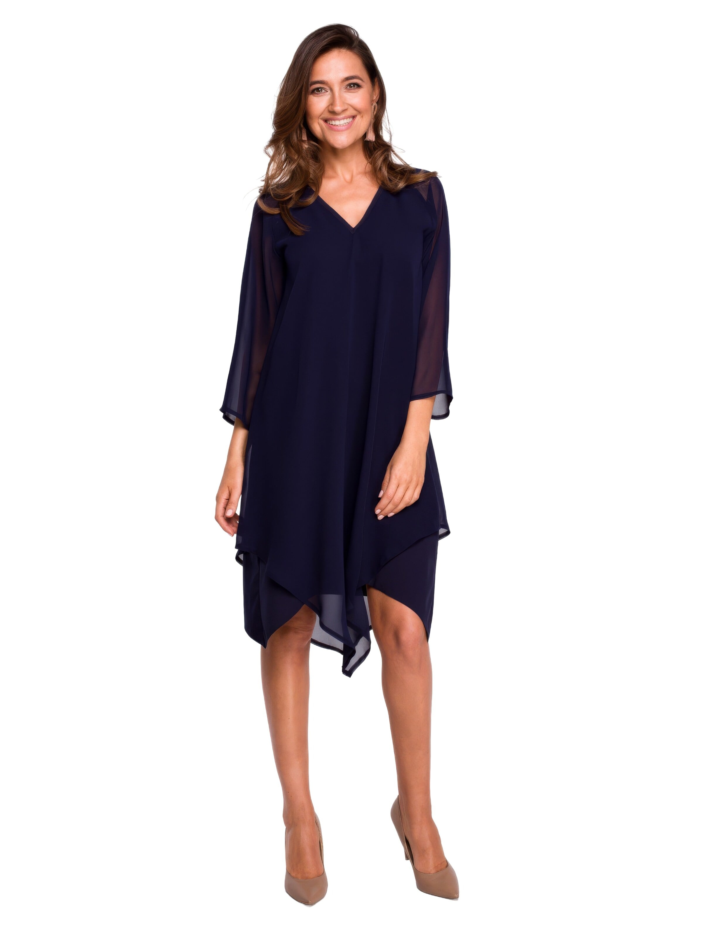 Stylove Cocktail Dress 'Cocktail dress 132590' in Blue: front