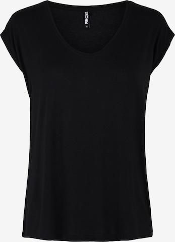 PIECES - Camiseta 'Billo' en negro: frente