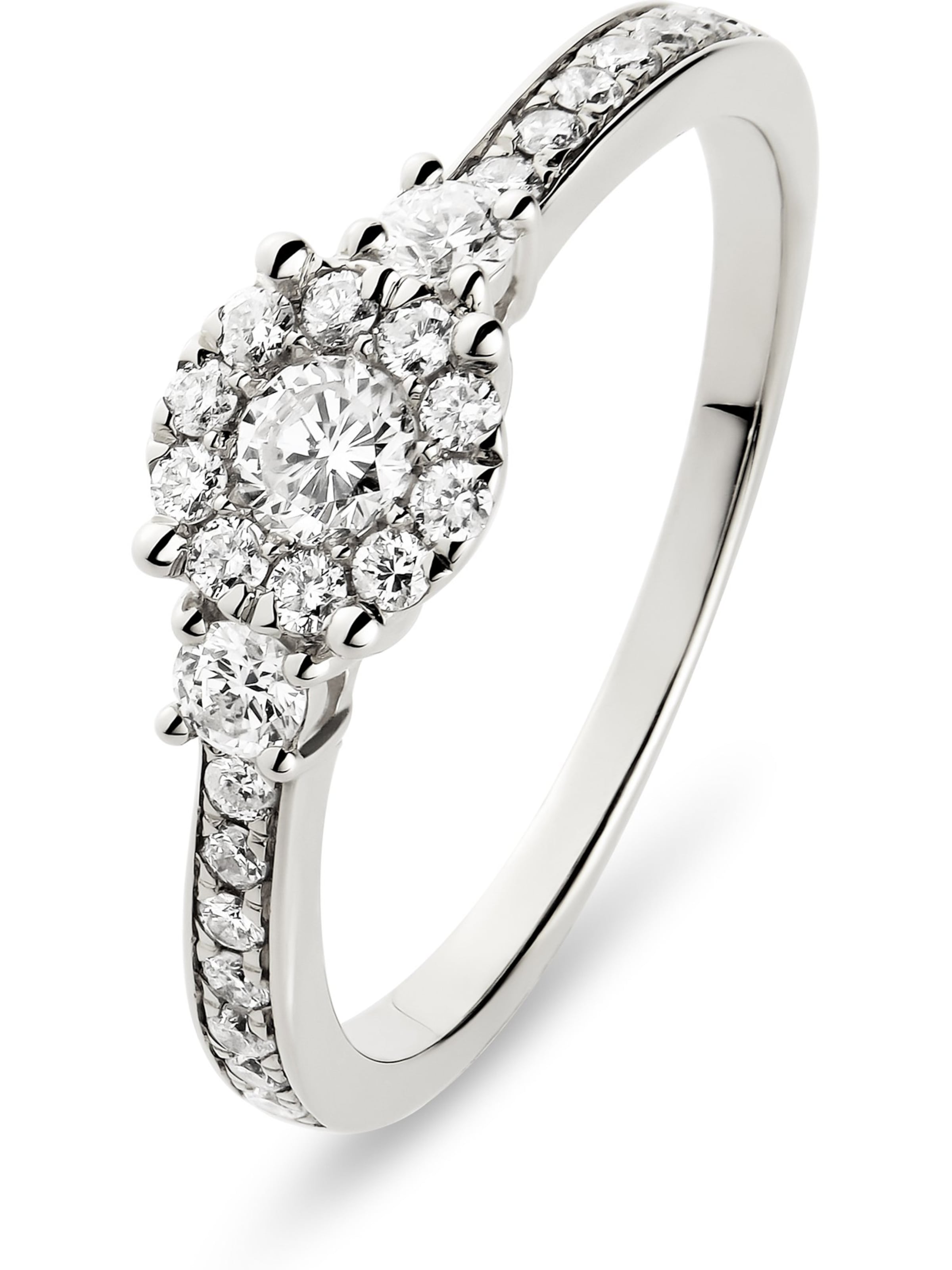 CHRIST Ring in Silber: Vorderseite