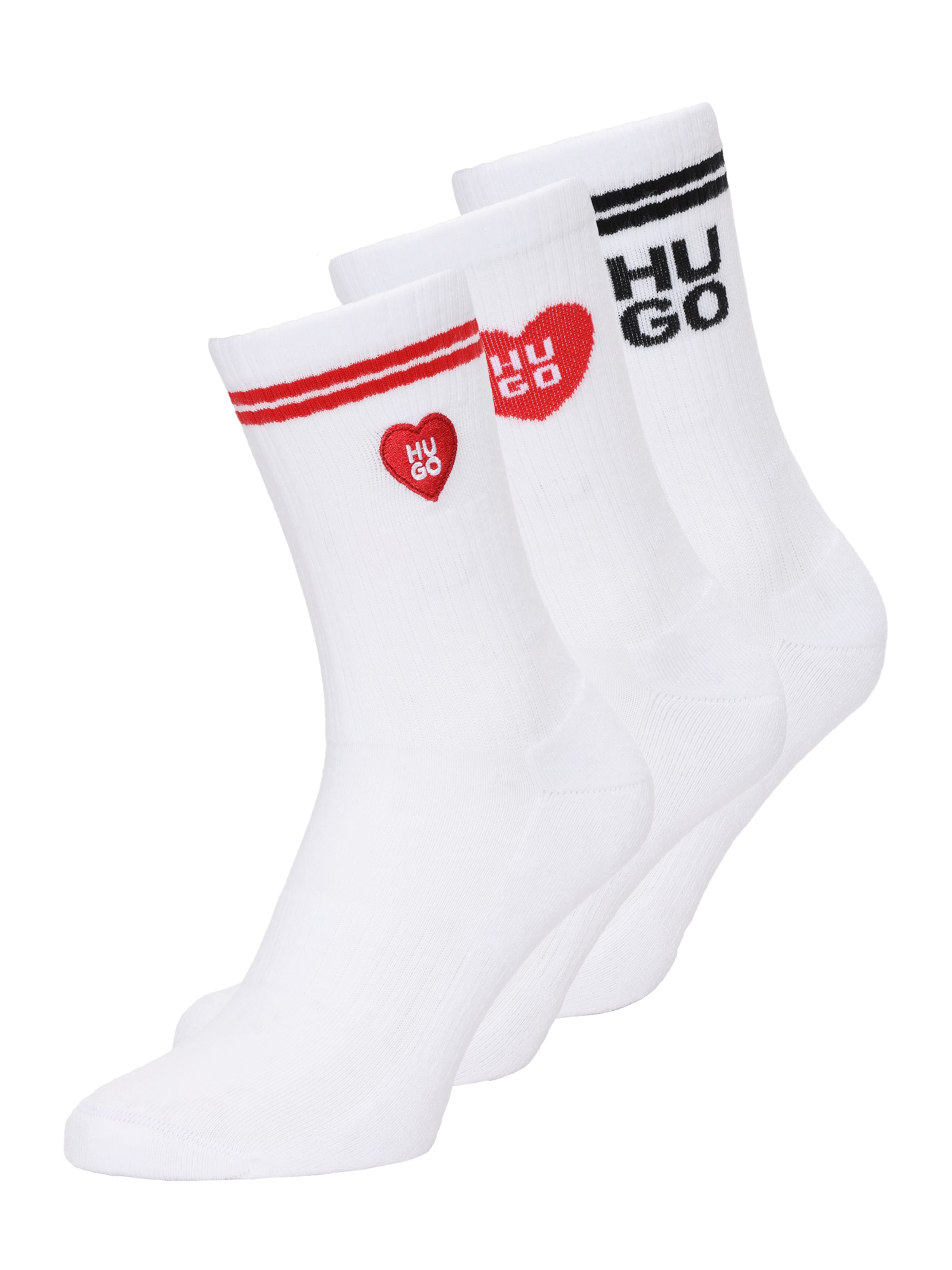 balts HUGO Zeķes 'LOVE YOU': no priekšpuses