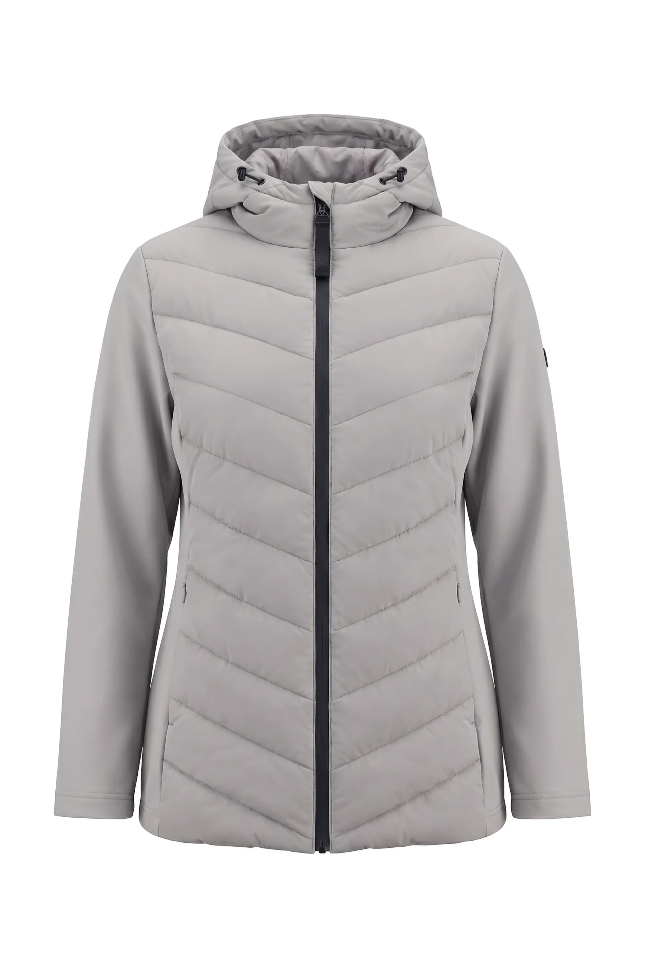 Ulla Popken Between-season jacket in M-L in Grey, Item view