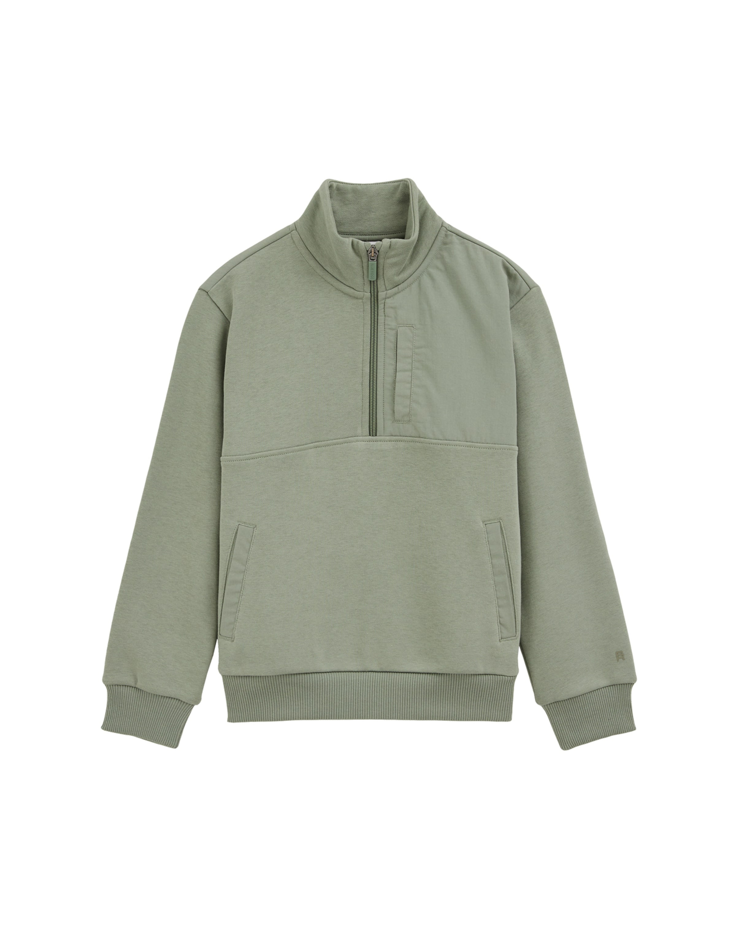 WE Fashion Collegepaita värissä vihreä: etupuoli