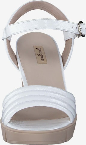 Paul Green Strap Sandals in White