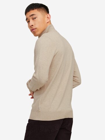 JACK & JONES Sweater 'Emil Knit' in Beige