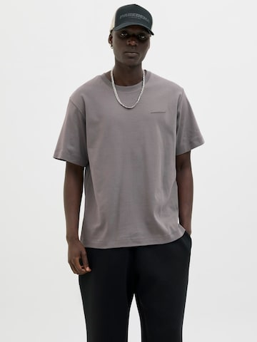 JACK & JONES Koszulka 'JCOFUSION' w kolorze szary: przód