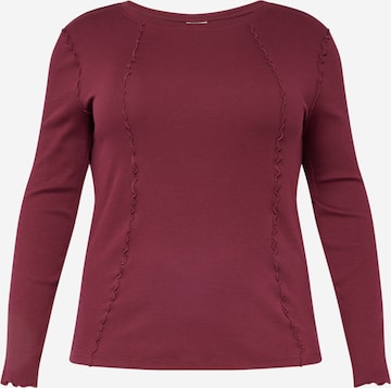 ONLY Carmakoma Shirt 'SABRINA' in Rot: predná strana