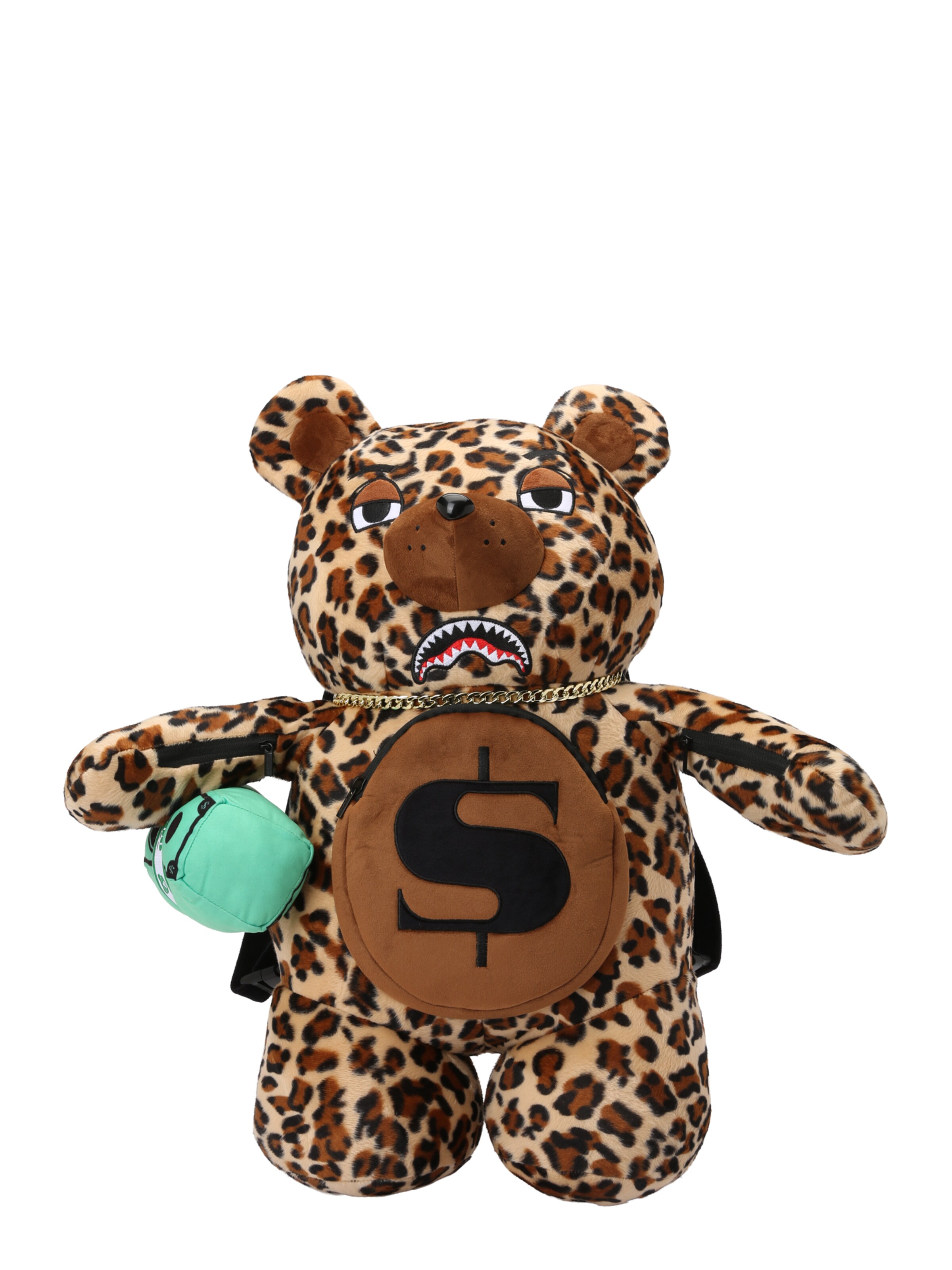 Zaino 'MONEY BEAR' di Sprayground in marrone: frontale