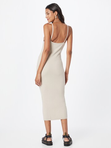 minimum Knitted dress 'STRAPPY' in Beige