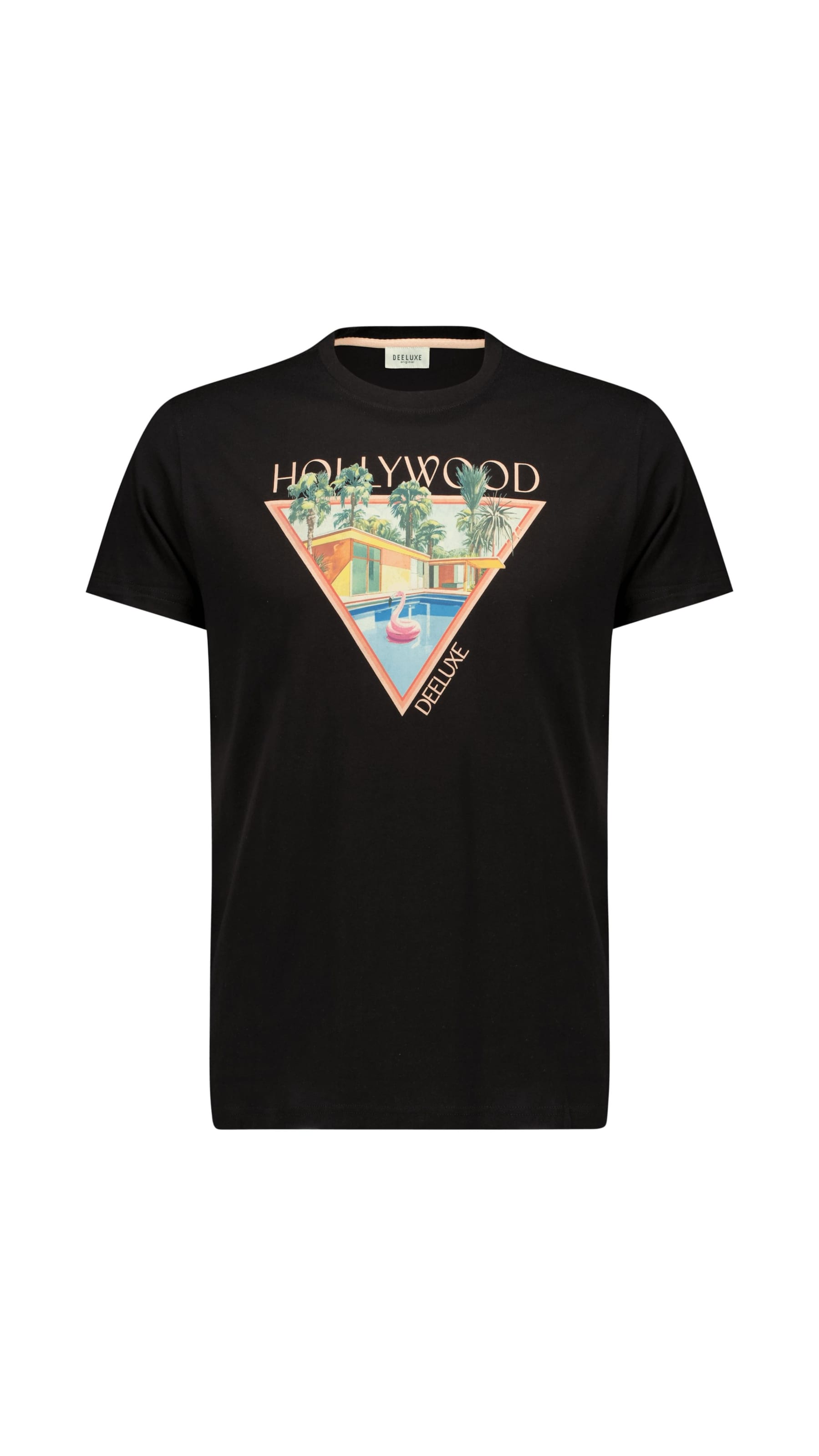 Deeluxe Shirt 'Hollywood' in Zwart: voorkant