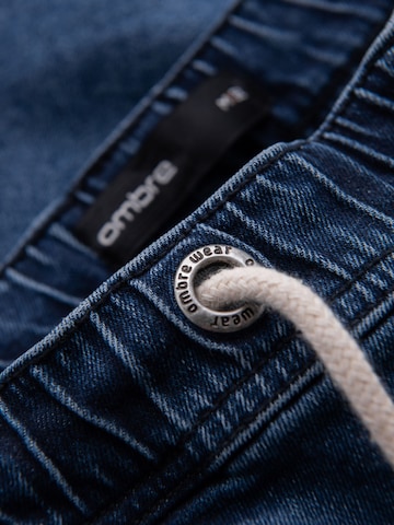 Ombre Regular Jeans in Blauw