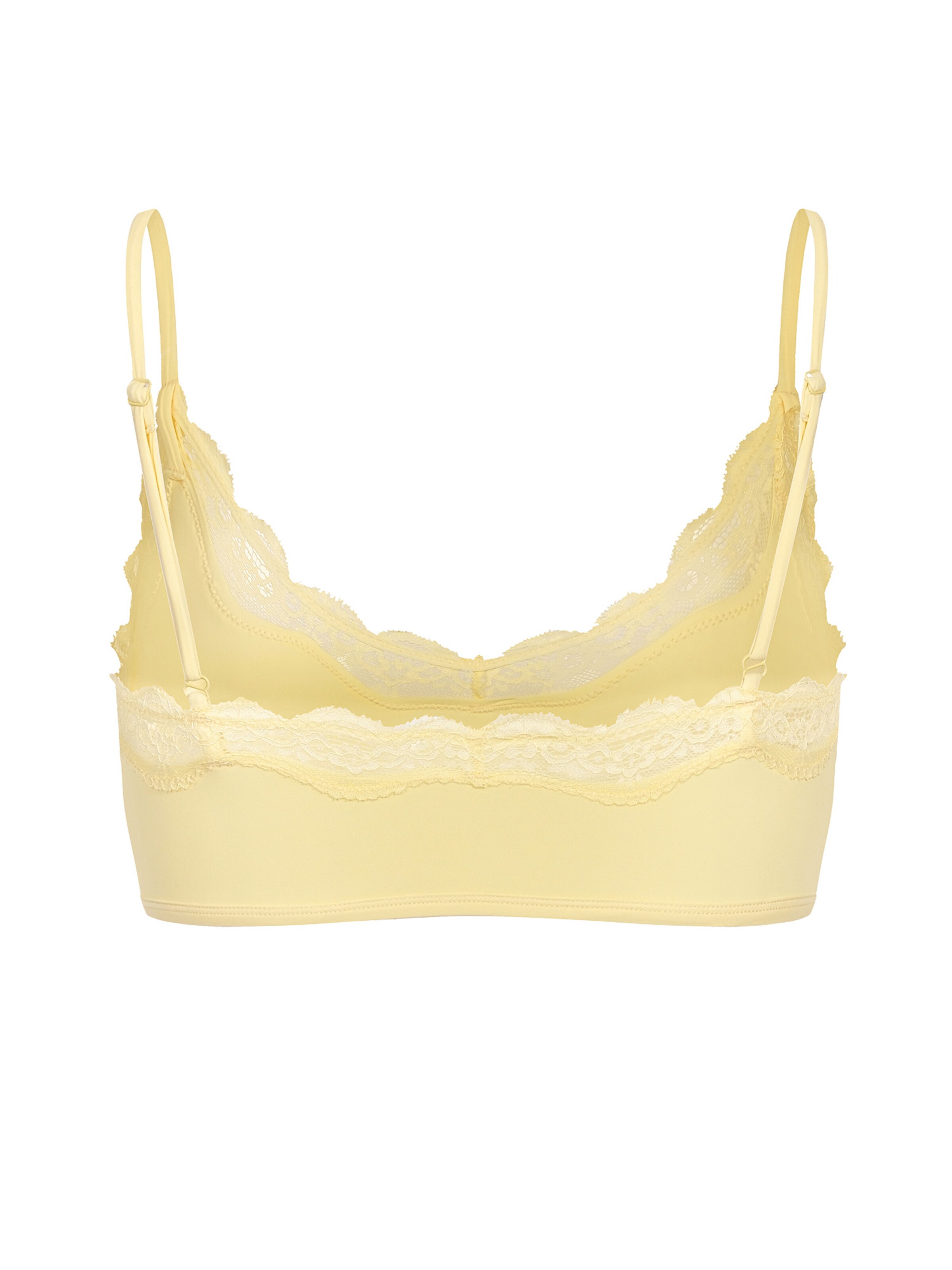 cfab (formerly creamy fabrics) Bustier BH 'Lace Bralette' in Geel