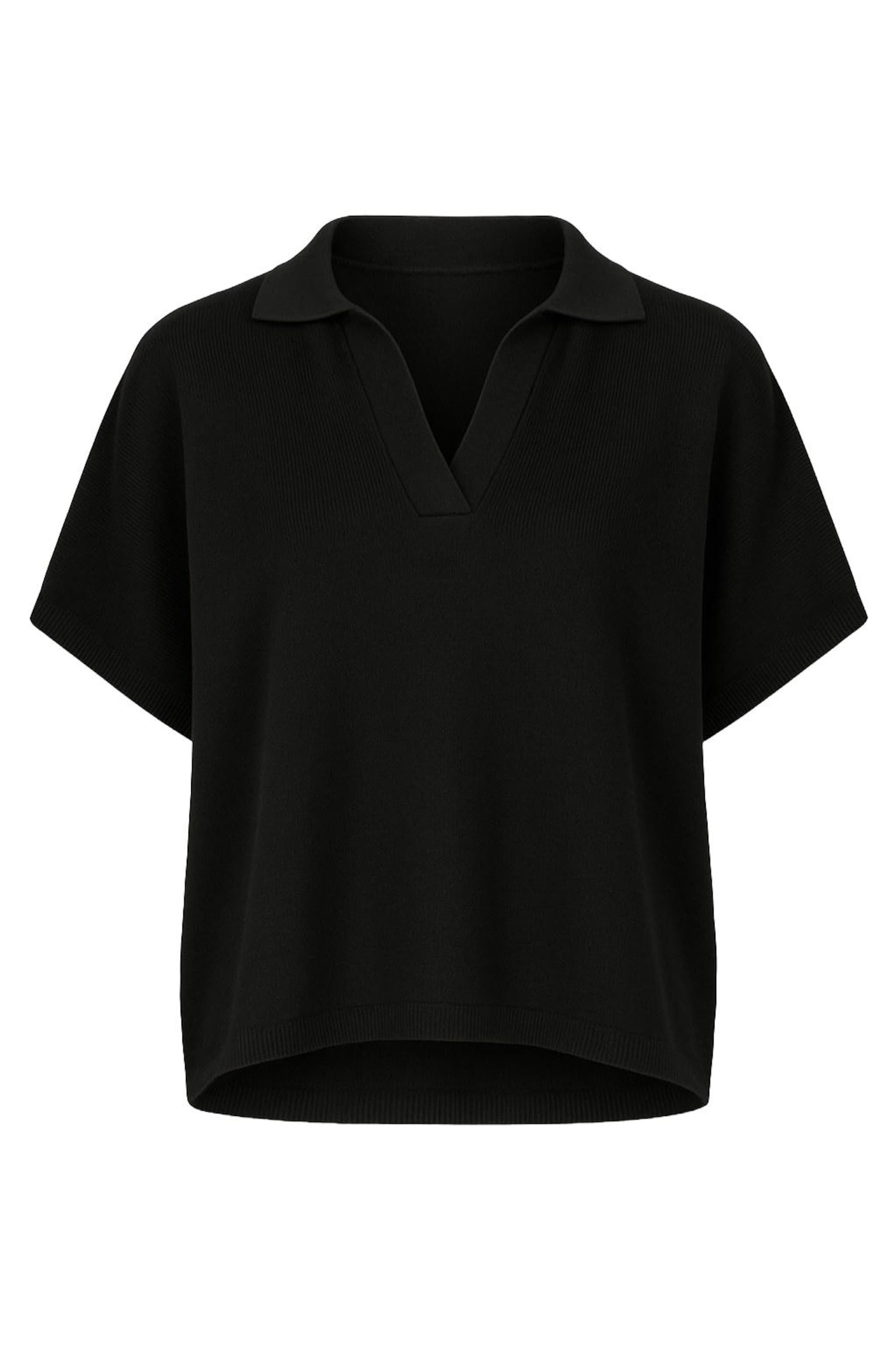WOMAN VISION Blouse in Zwart: voorkant
