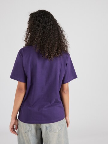 Carhartt WIP T-shirt 'American Script' i lila