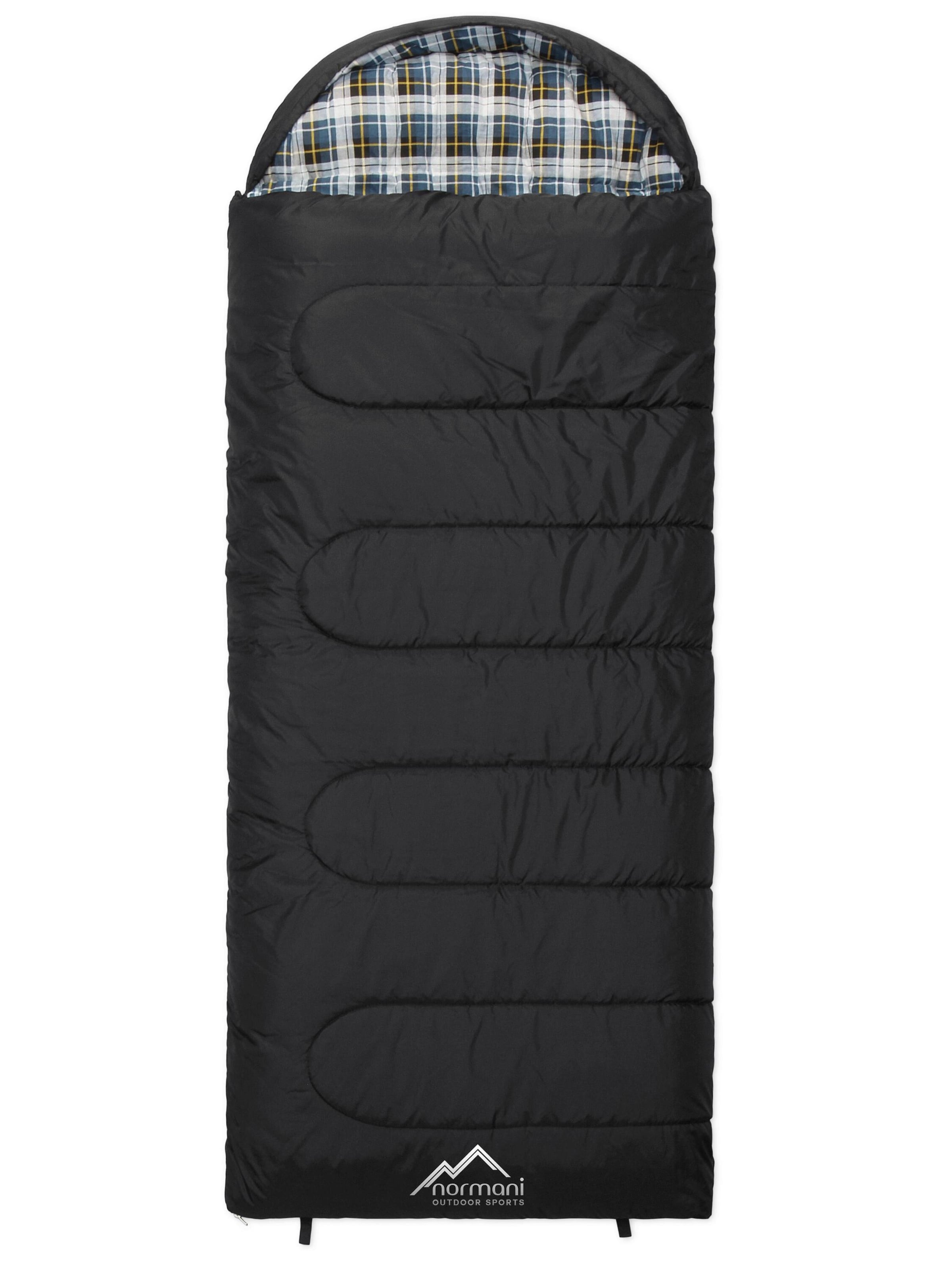 normani Slaapzak 'Antarctica' in Zwart: voorkant