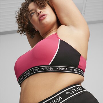 PUMA Bustier Sport-BH 'Move Strong' in Pink