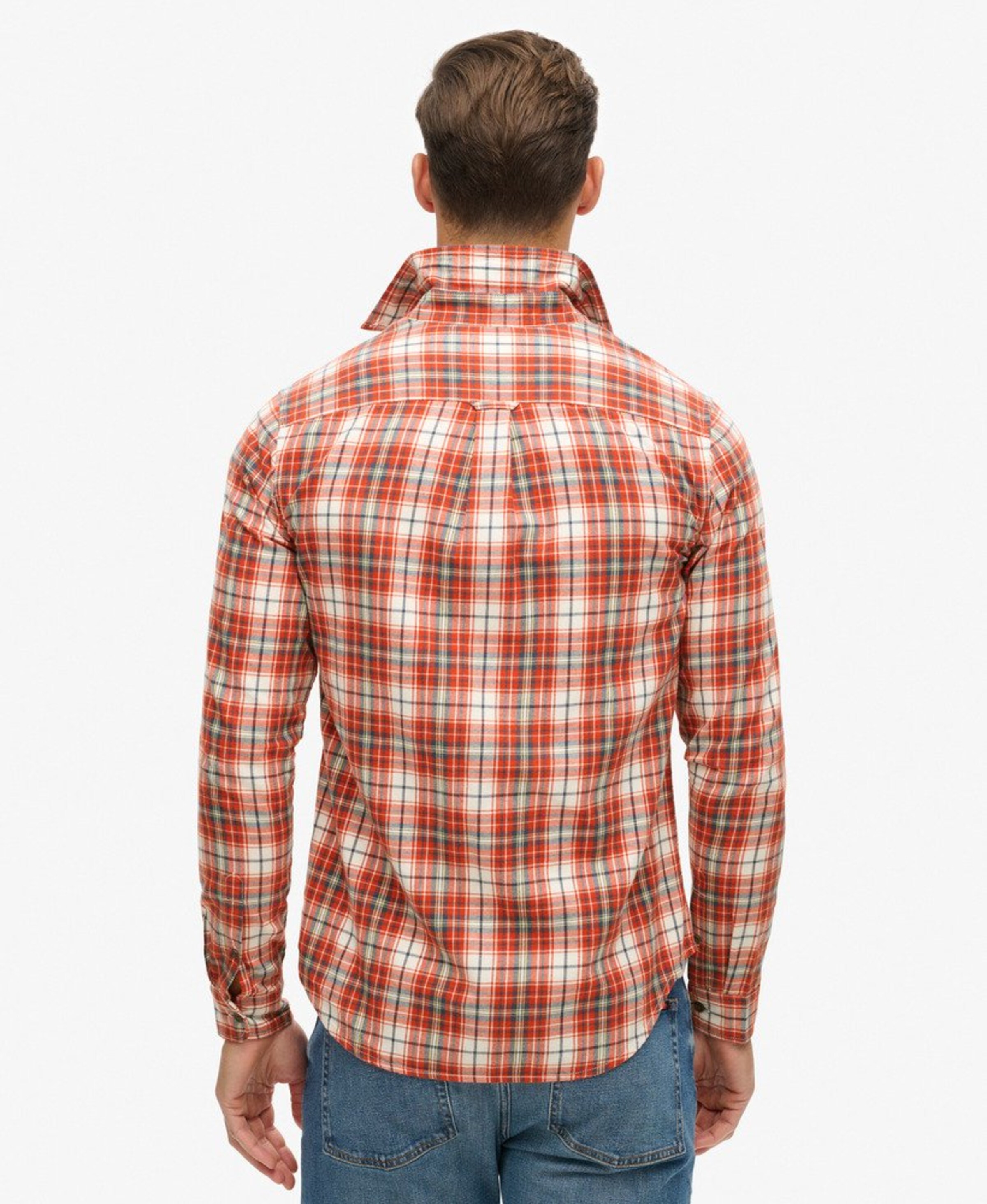 Superdry & Co Regular fit Button Up Shirt in Red