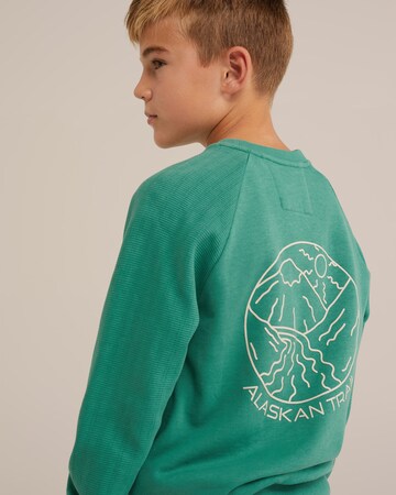 WE Fashion Sweatshirt in Grün