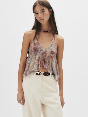 Camicia da donna di Pull&Bear in colori misti: frontale