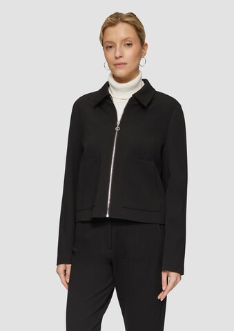 s.Oliver BLACK LABEL Tussenjas in Zwart: voorkant