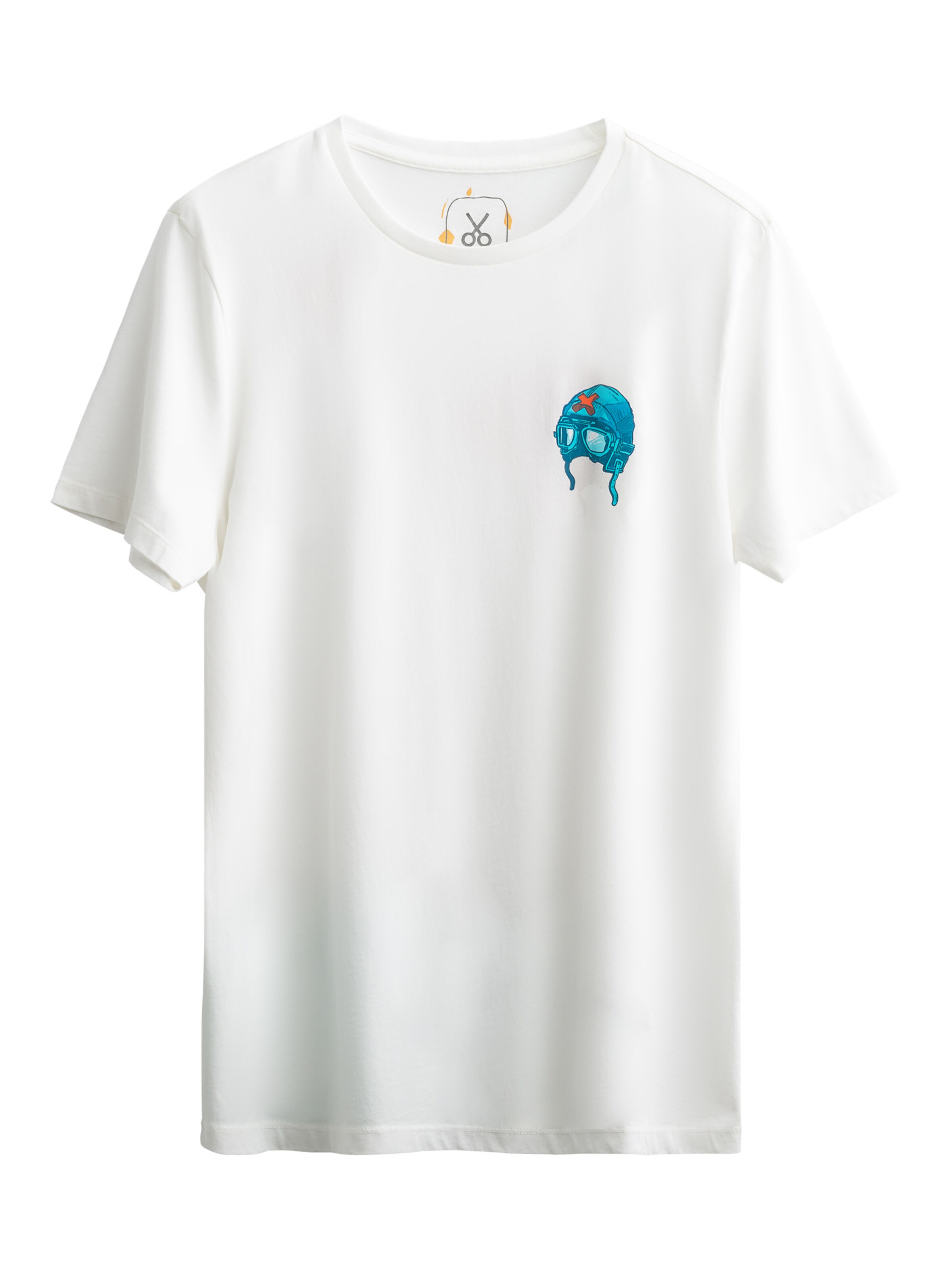 Maglietta 'Target' di Kaft in bianco: frontale