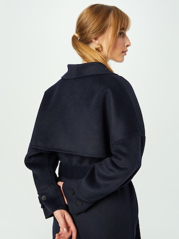 LA STRADA UNICA Between-seasons coat 'Caluso' in Blue